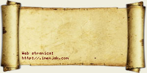 Tijana Vlahović vizit kartica